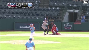 Logan Driscoll homers (2) on a fly ball to right field.