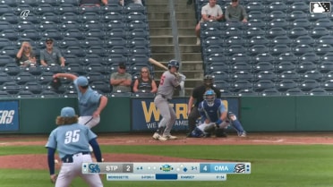 Cody Morissette homers (14) on a fly ball to right center field. Hendry Mendez scores.