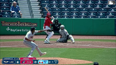Jan Caraballo In play, run(s) to Manolfi Jimenez