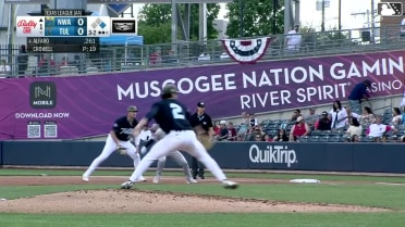 Jorge Alfaro homers (7) on a fly ball to right center field. Spencer Nivens scores.