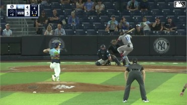 Ronny Cruz homers (8) on a fly ball to center field. Elijah Nunez scores.