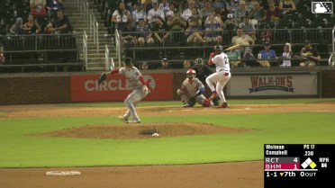 Dylan Campbell homers (3) on a fly ball to left center field. Boston Smith scores.