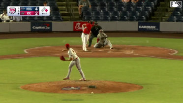 Jean Carlos Sio homers (3) on a fly ball to right field. Sabin Ceballos scores.