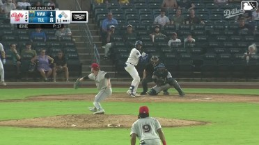 Josue De Paula singles on a line drive to right fielder Spencer Nivens. Taylor Young scores.