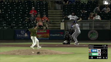 Christopher Morel homers (2) on a fly ball to left center field.