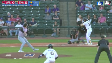 Jorge Alfaro singles on a line drive to center fielder Sammy Siani. Rudy Martin Jr. scores.