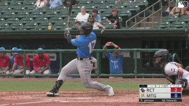 Ty Johnson racks up his season-high ninth strikeout 