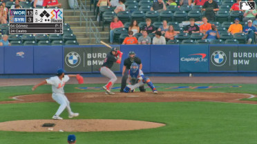 Allan Castro homers (8) on a fly ball to left center field.