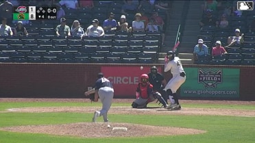 Tony Blanco Jr. homers (5) on a fly ball to center field.
