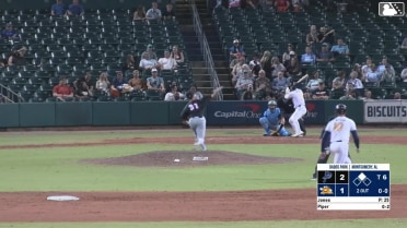 Kenny Piper singles on a sharp line drive to center fielder Brendan Jones. Will Simpson scores.