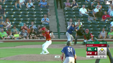 Charles Davalan's two-run homer
