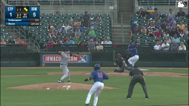 Justin Dean singles on a line drive to right fielder Matt Wallner. Ed Howard scores. Hayden Cantrelle to 3rd. Justin Dean to 2nd. Justin Dean advances to 2nd, on a throwing error by right fielder Matt Wallner.