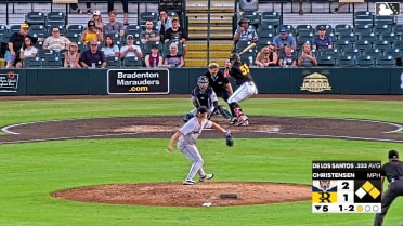 Charlie Christensen In play, no out to Yordany De Los Santos