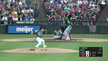 Eduardo Quintero homers (3) on a fly ball to left field.