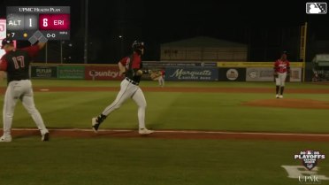 Chris Meyers' solo home run