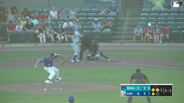Connor Scott doubles (4) on a sharp line drive to center fielder Jared Sundstrom. Rudy Martin Jr. scores. Alberto Rodriguez scores.