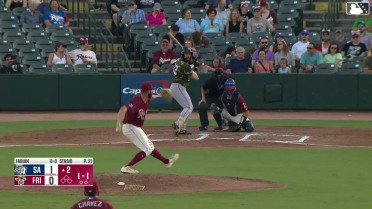 Albert Fabian homers (9) on a fly ball to left center field.