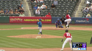 Jerming Rosario In play, run(s) to Blaine Crim