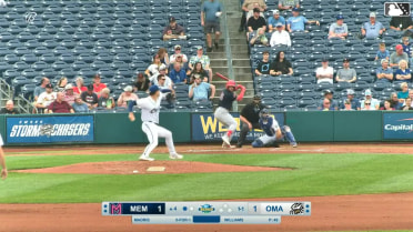 Bligh Madris homers (6) on a fly ball to center field.