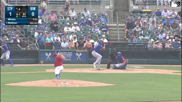 Matt Wallner homers (22) on a fly ball to right field.