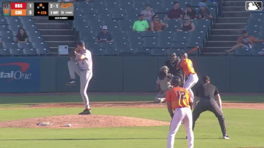Brandon Butterworth homers (10) on a fly ball to right center field. Tavian Josenberger scores.