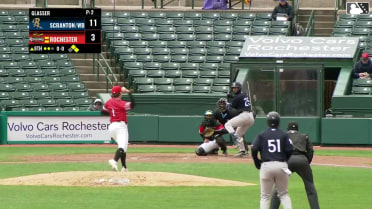 Ali Sánchez homers (1) on a fly ball to left field. Yanquiel Fernández scores. Ernesto Martinez Jr. scores.