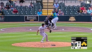 Jatnk Diaz In play, run(s) to Murf Gray