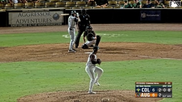 Sean Gamble singles on a line drive to right fielder Junior Garcia. Ricson Gonzalez scores. Yandel Ricardo to 3rd.