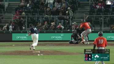 Randy Dobnak In play, run(s) to Victor Bericoto