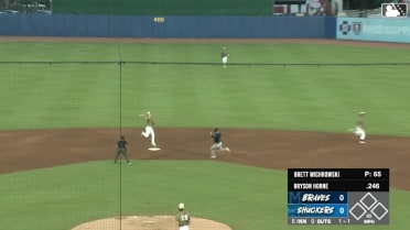 Shuckers turn an incredible double play