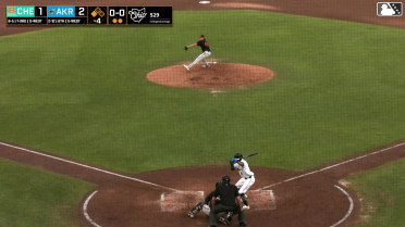 Tyresse Turner singles on a line drive to left fielder Frederick Bencosme. Wuilfredo Antunez scores.