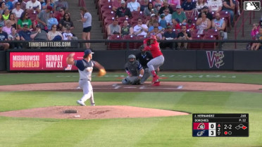 Sammy Hernandez homers (3) on a fly ball to left center field. Tre Richardson III scores.