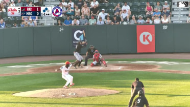 Marquis Grissom Jr. In play, run(s) to Charlie Szykowny