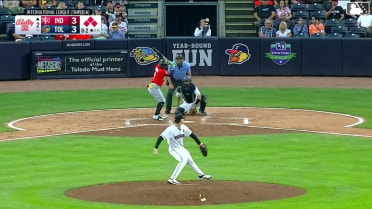 Ronny Simon lines into a double play, right fielder James Outman to catcher Seby Zavala. Cameron Barstad out at home.