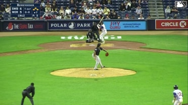 Yovanny Cruz In play, run(s) to Nate Eaton