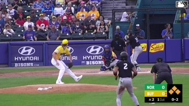 Josh Stephan In play, run(s) to Sam Huff