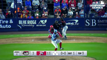 E.J. Exposito homers (1) on a line drive to left field.