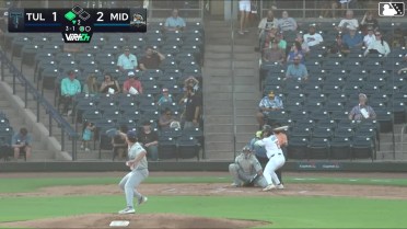 CJ Rodriguez flies into a double play, right fielder Chris Newell to catcher Griffin Lockwood-Powell. Clark Elliott out at home.