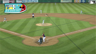 Carter Mathison triples (1) on a line drive to center fielder Camden Troyer, deflected by left fielder Connor McGinnis. Nick Biddison scores.