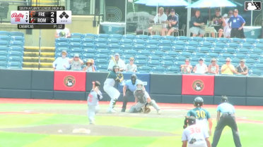 Eric Hartman out on a sacrifice fly to center fielder Braylin Tavera. Luis Parababire scores. Tate Southisene to 3rd. John Gil to 2nd.
