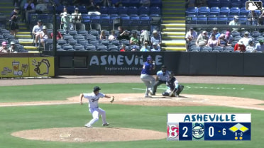 Chase Meggers singles on a ground ball to shortstop Zach Daudet. John Spikerman scores. Antonio Jimenez to 2nd.