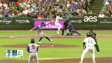 Ryan McCrystal singles on a sharp line drive to center fielder Kane Kepley. Carter Graham scores. Carlos Sanchez to 3rd.