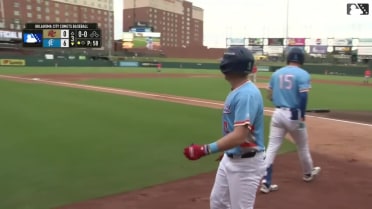 Ryan Ward's solo home run 