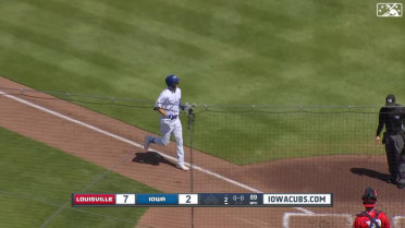 Jared Young crushes a 420-feet home run to left field