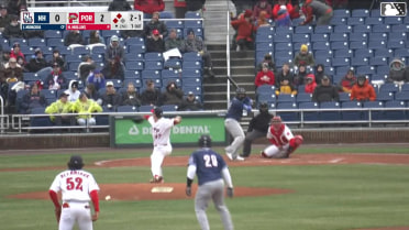 Ismael Munguia flies out to left fielder Will Turner. Sean Keys scores.