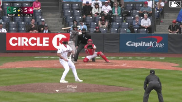 Walker Martin singles on a ground ball to right fielder Alexis Hernandez. Gavin Kilen scores.