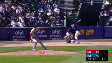 Josh Rivera homers (7) on a fly ball to center field.