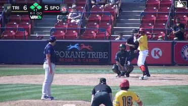 Kelvin Hidalgo singles on a pop up to second baseman Johan Macias. Roynier Hernandez scores. Alan Espinal to 3rd. Tanner Thach to 2nd.