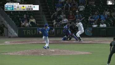 Ryan Galanie singles on a line drive to center fielder Tommy Edman. Nolan Jones scores. Dustin Harris to 2nd.