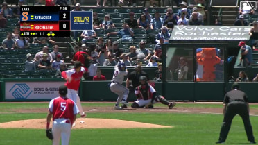 Matt Rudick singles on a ground ball to right fielder Christian Franklin, deflected by first baseman Yohandy Morales. Cristian Pache scores. Kevin Parada to 3rd.
